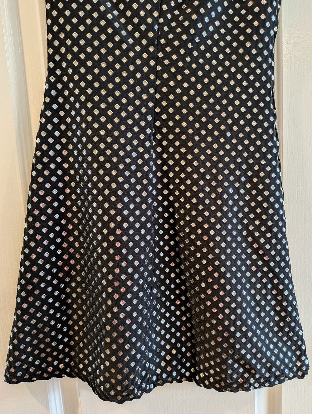 Lip Service Vintage 90s Punk Goth Studded Black One Shoulder Mini Dress Size M - Picture 9 of 11